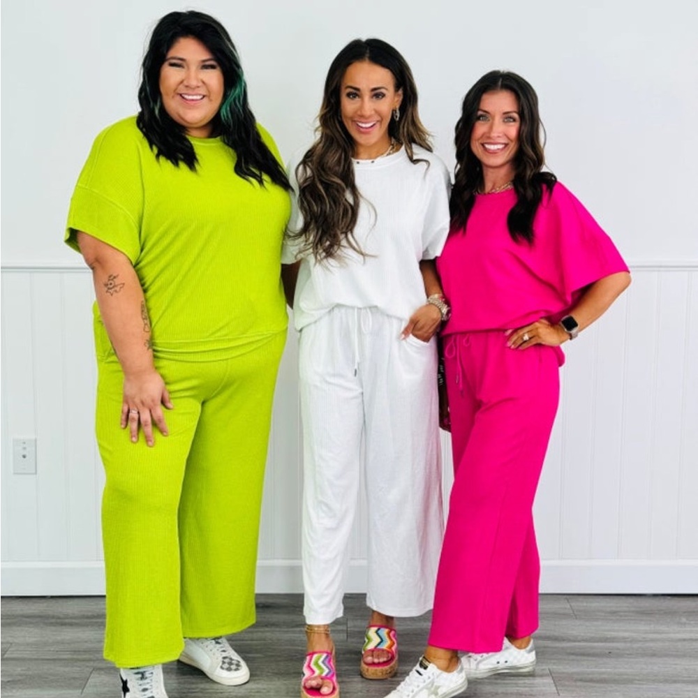 LIME GREEN Jumpsuit Set